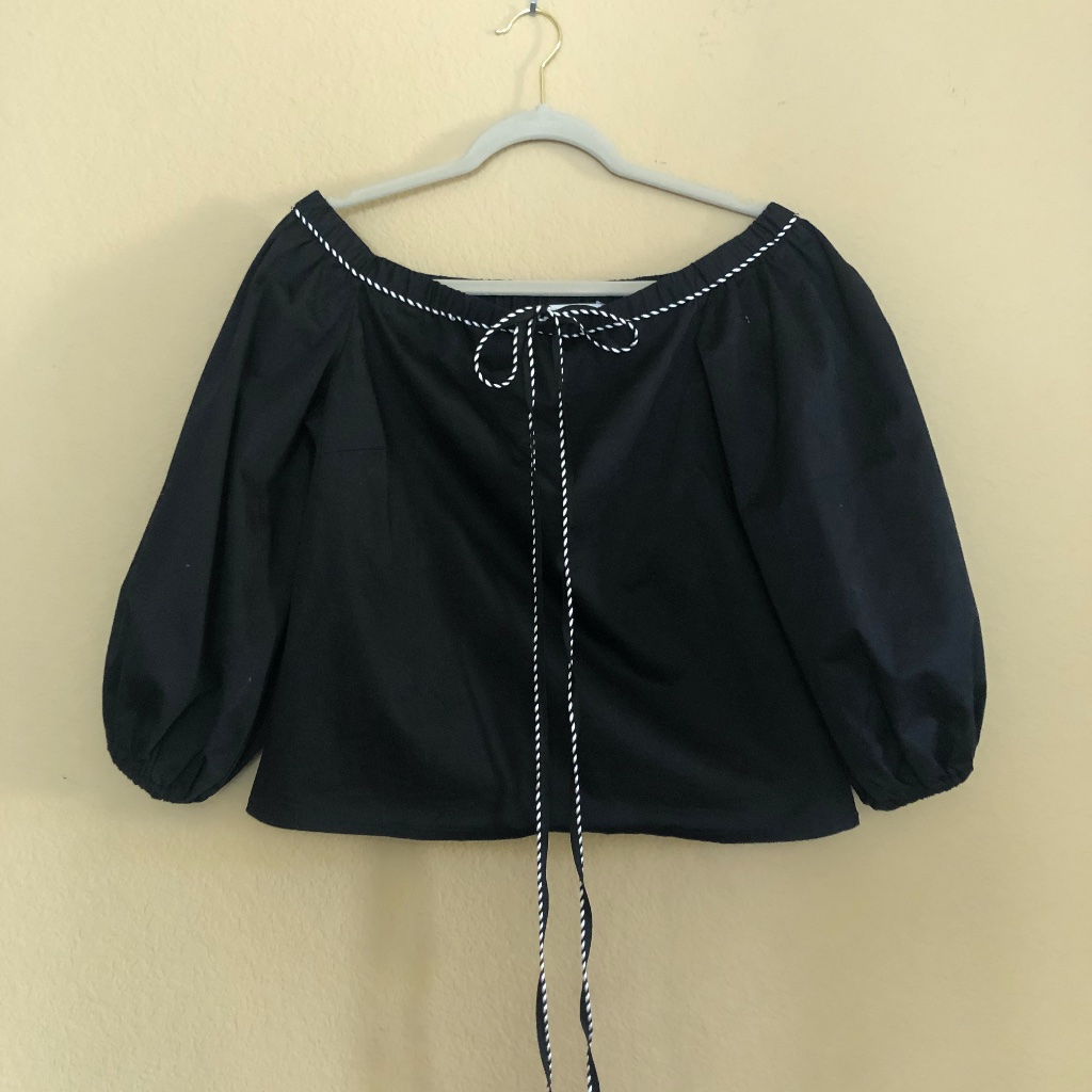 Alexis 'Karen' Off The Shoulder Top In Black